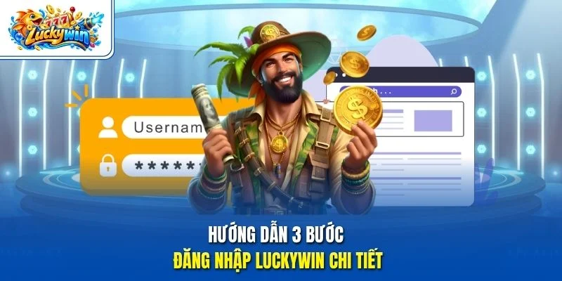 Hướng dẫn 3 bước đăng nhập Luckywin chi tiết